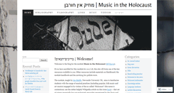 Desktop Screenshot of musicintheholocaust.org